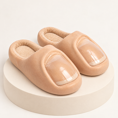 FuniFeet giant toenail slippers hero shot
